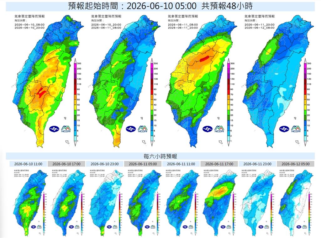 今降雨「時間長範圍」最大！專家揭「滯留鋒南北徘徊」示警：恐有大量致災雨
