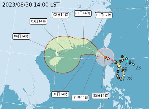 LIVE／蘇拉颱風暴風圈觸陸！　氣象局14:40最新說明