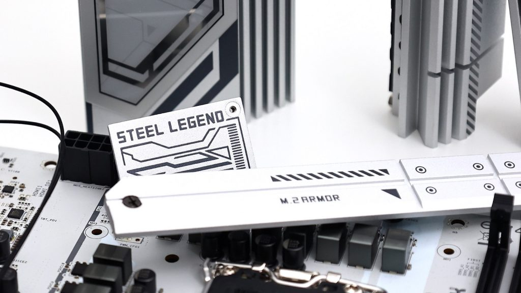 ASRock B860M Steel Legend WiFi 平價銀白色加入 Thunderbolt 4