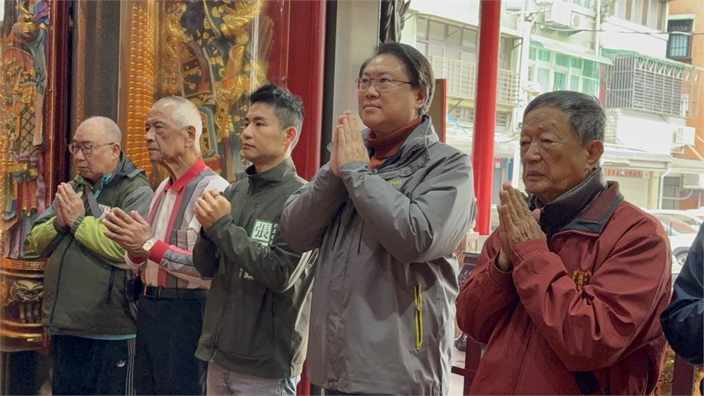 林右昌陪同張銘祐車隊掃街　民調前夕凝聚基層力量