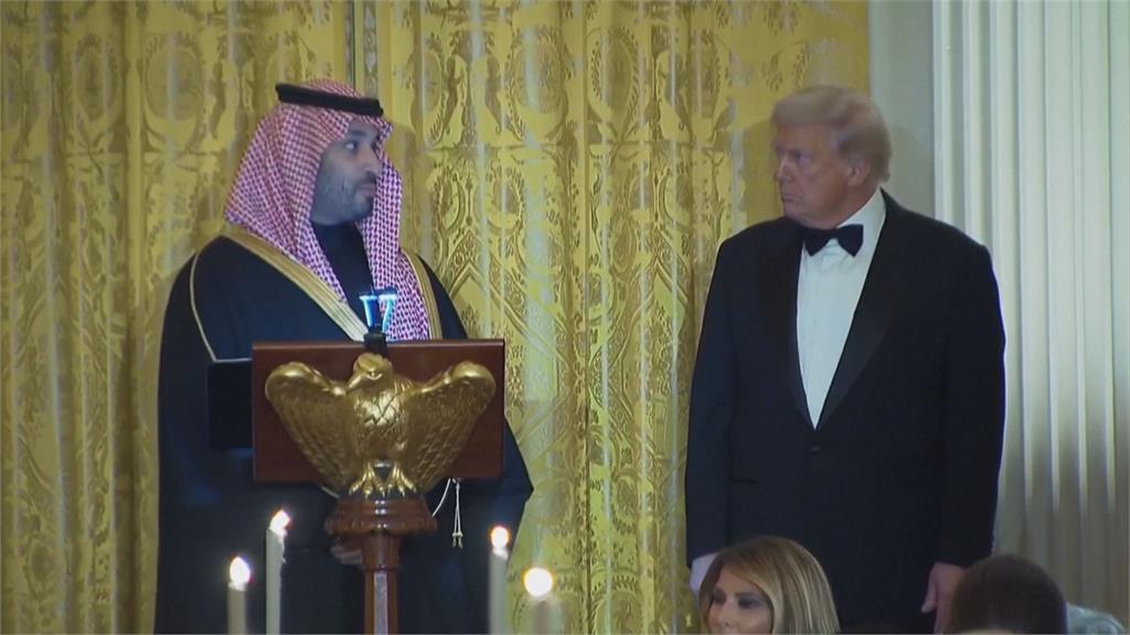 阿拉伯王儲訪白宮川普設宴歡迎　「這巨星」、黃仁勳皆為座上賓