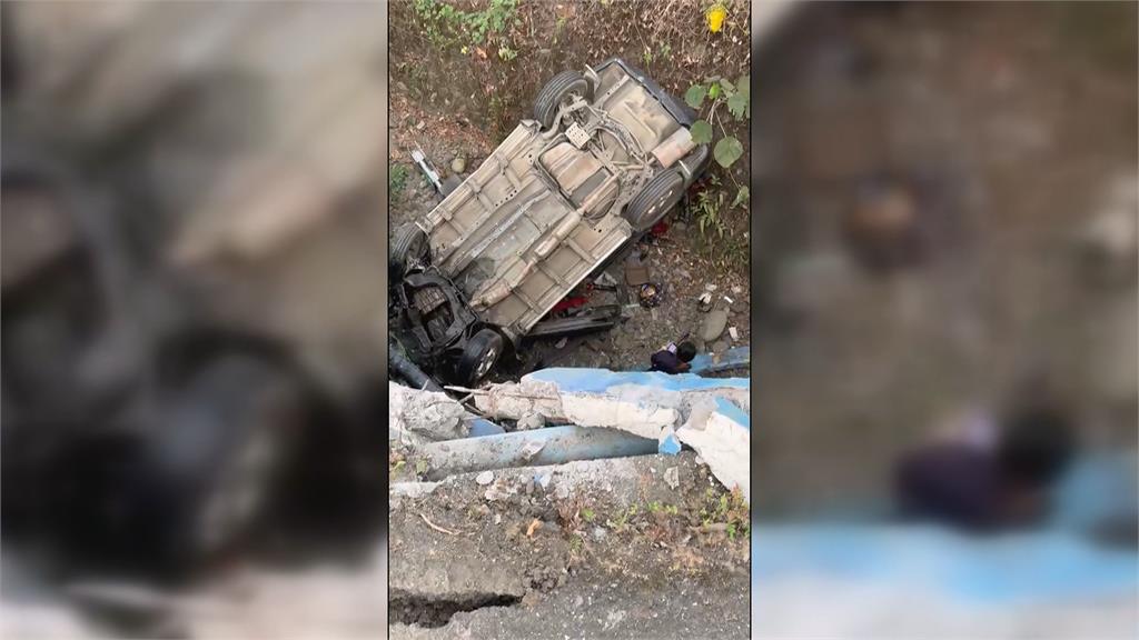 屏東三地門轎車墜橋1女骨折送醫！　「車內不只1人」現場詭留泰國護照