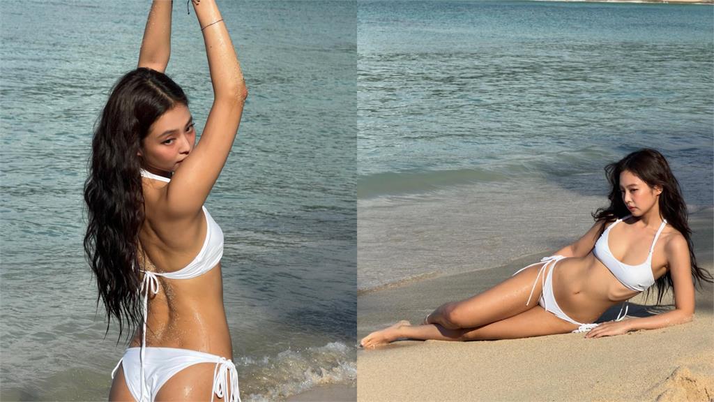 20張不夠看!Jennie親設計比基尼洗版辣照...超狂身材掀496萬人暴動