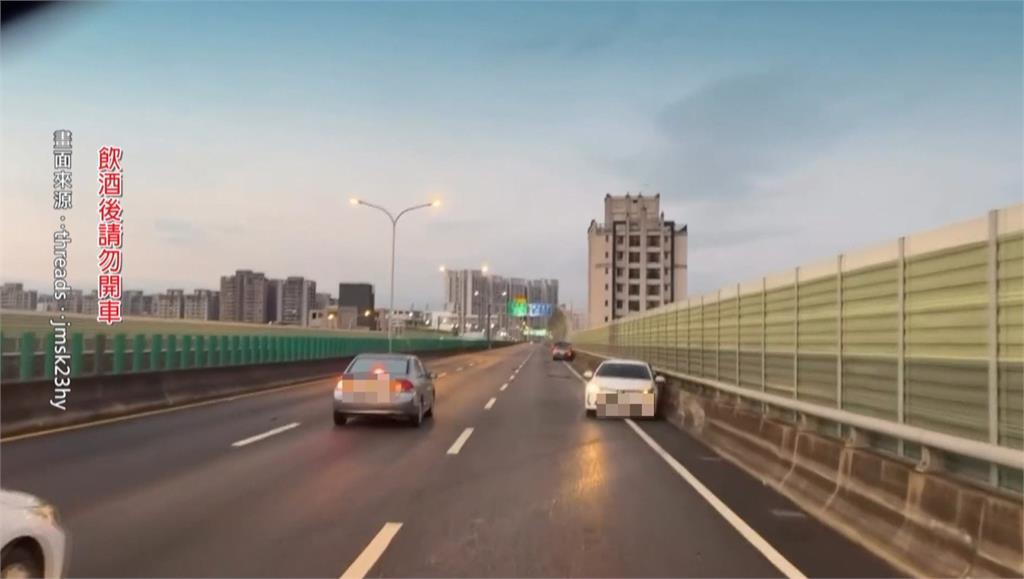 神展開! 前車內切擦撞高級房車 挨撞駕駛酒駕被抓包