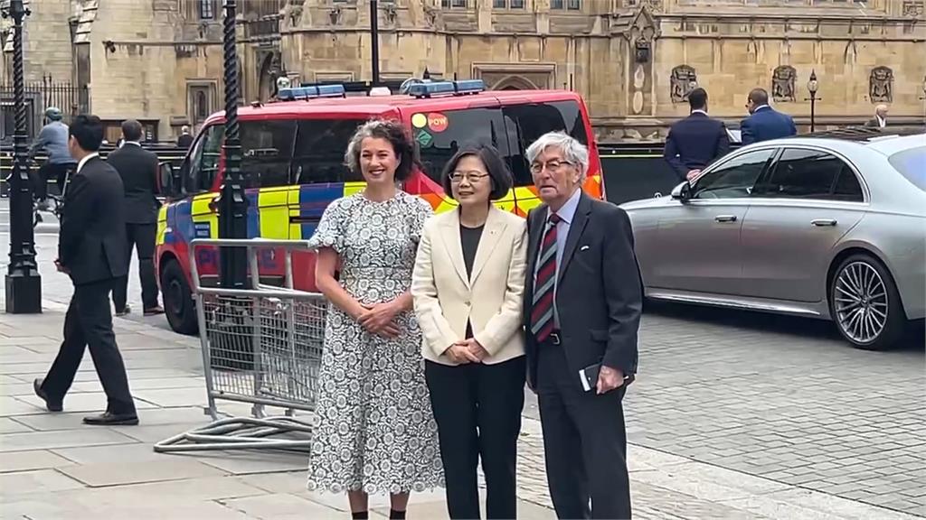 蔡英文赴英國國會演說 呼籲台英團結守護自由民主