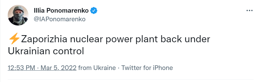快新聞／好消息！烏克蘭順利奪回「札波羅熱核電廠」控制權