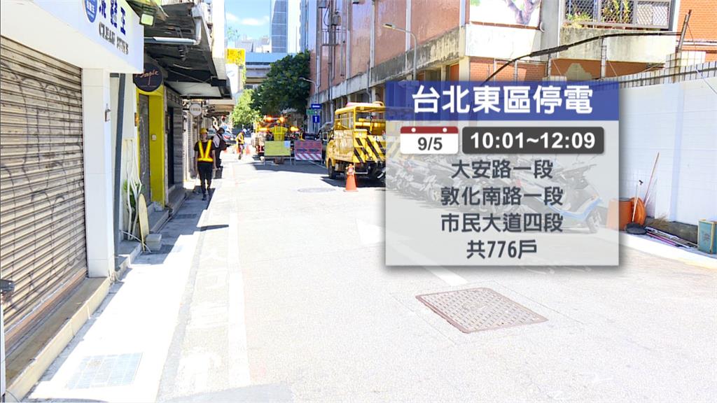 台北東區大停電!影響逾7百戶 店家無法營業「損失上萬元」