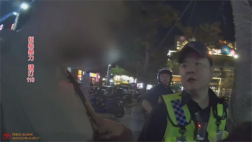 台中壯碩男街頭爆打女友 警當場查獲「持毒還毒駕」