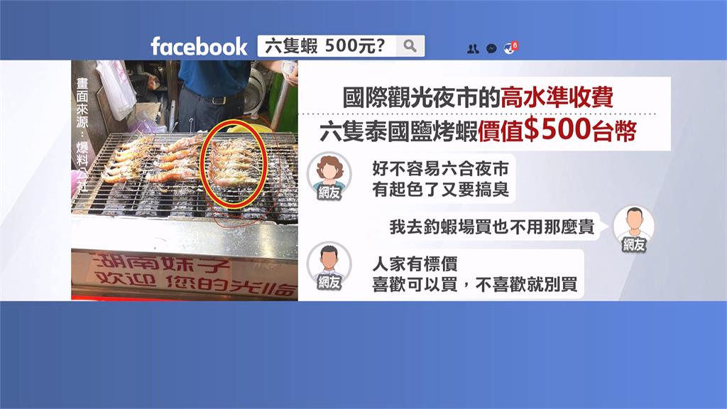 夜市500元買鹽烤蝦! 打開一看才「6隻」消費者怨不合理