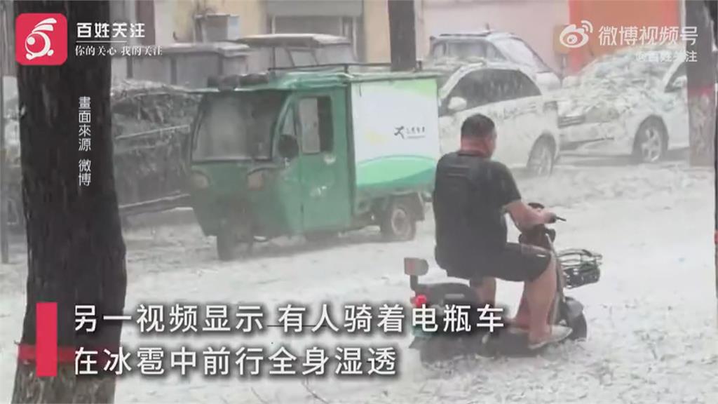 六四週年河北狂下冰雹砸爛西瓜　農民心碎：損失６６萬台幣