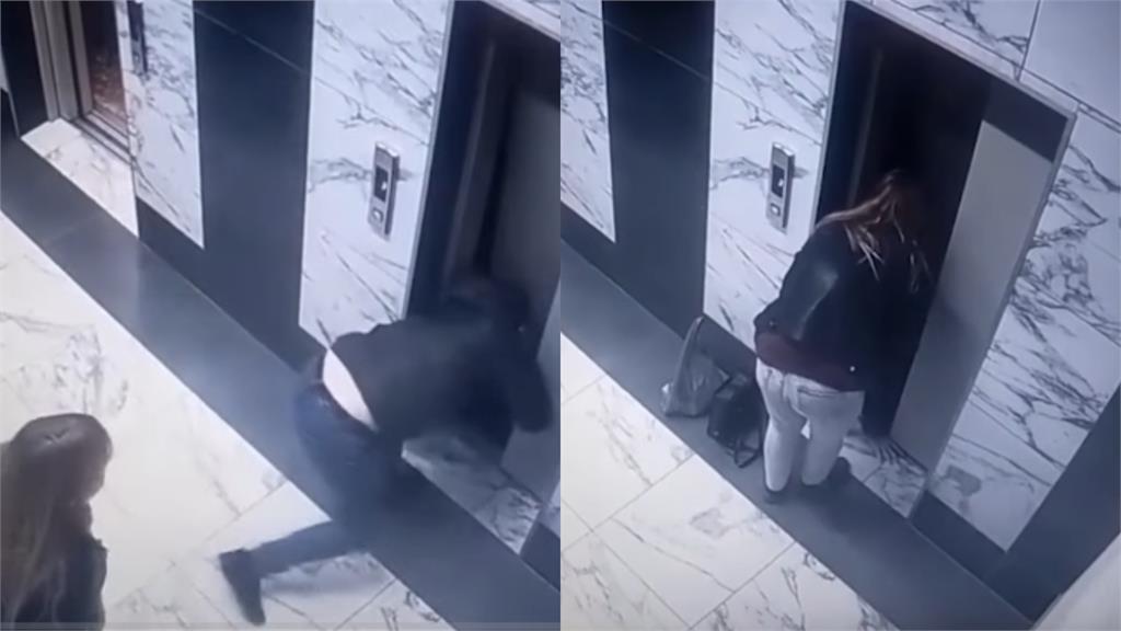 3歲童輕碰門板「瞬間消失」！墜入「1.8公尺電梯井」父跳下救人驚險畫面曝光