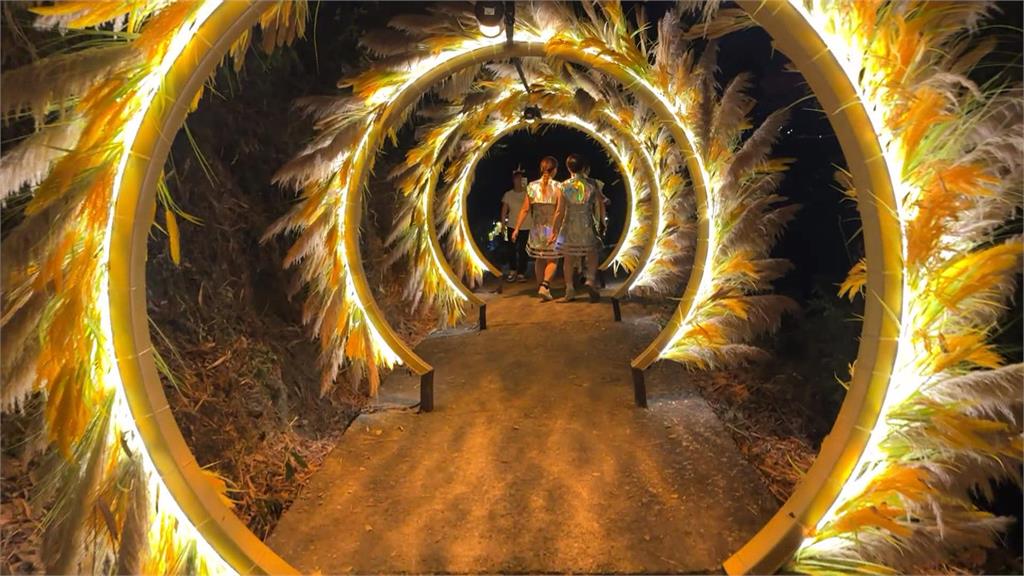 屏東燈節「奇幻大津」登場　周春米、劉冠廷開箱夜光森林