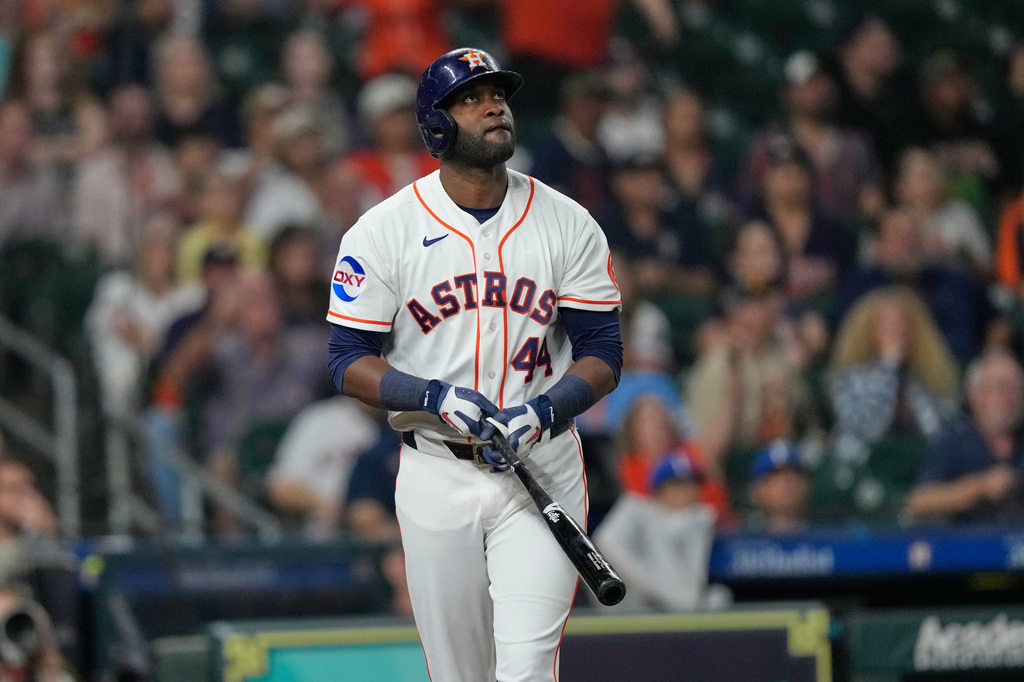 MLB(影)/美聯MVP競爭白熱化!太空人艾瓦瑞茲敲出第40轟緊追光芒卡米內羅