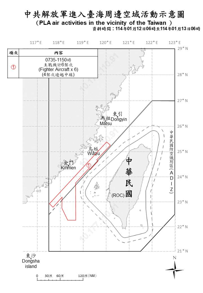 快新聞/中國又來亂!12機艦在台海周邊活動 國軍嚴密監控與應處
