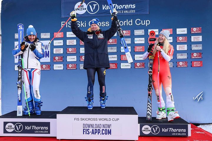 法國越野滑雪世界盃　奧地利選手高速過彎一路領先