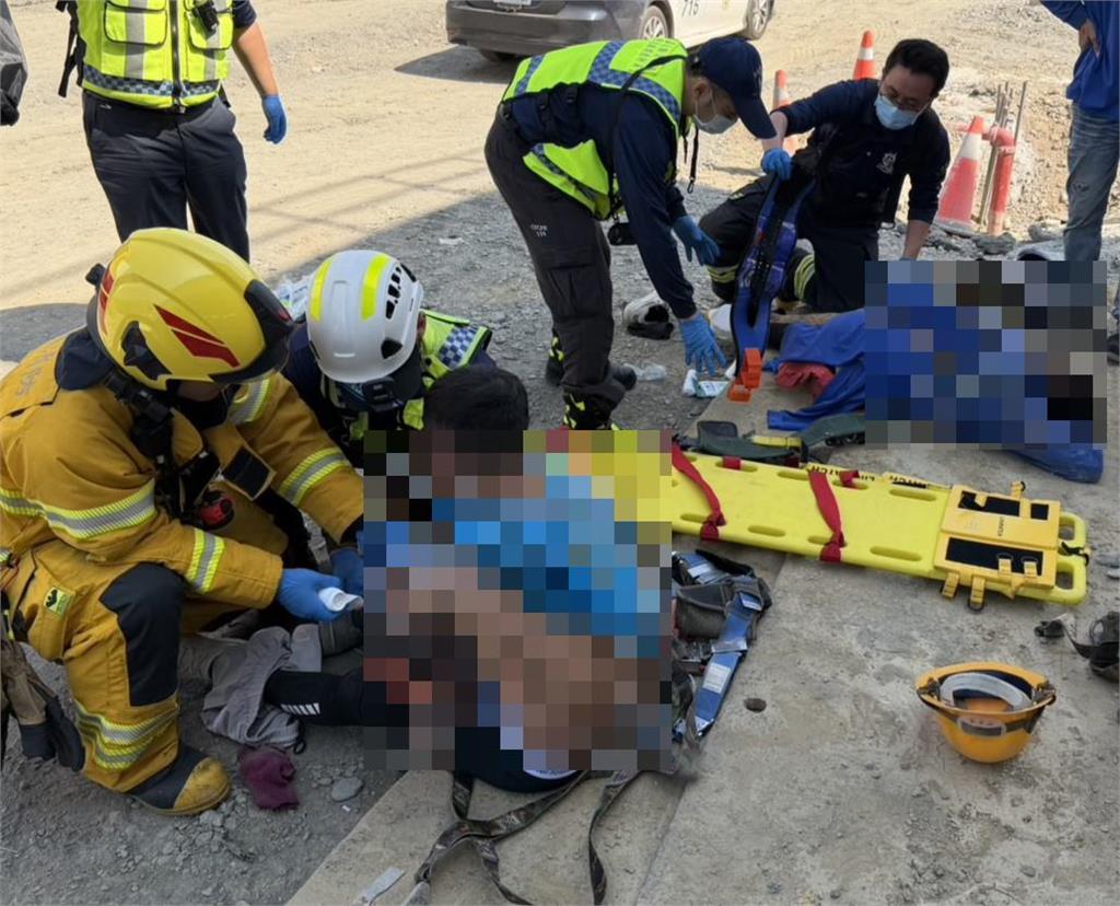 快新聞／嘉義水上工地驚傳「鷹架倒塌」！4人骨折、1人身體疼痛　緊急送醫