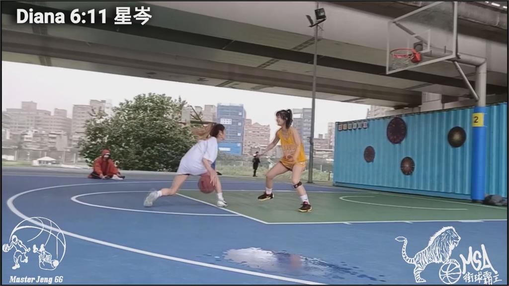 美腿正妹單挑籃球畫面超美 下戰帖點名女YTR網暴動:魔王級別