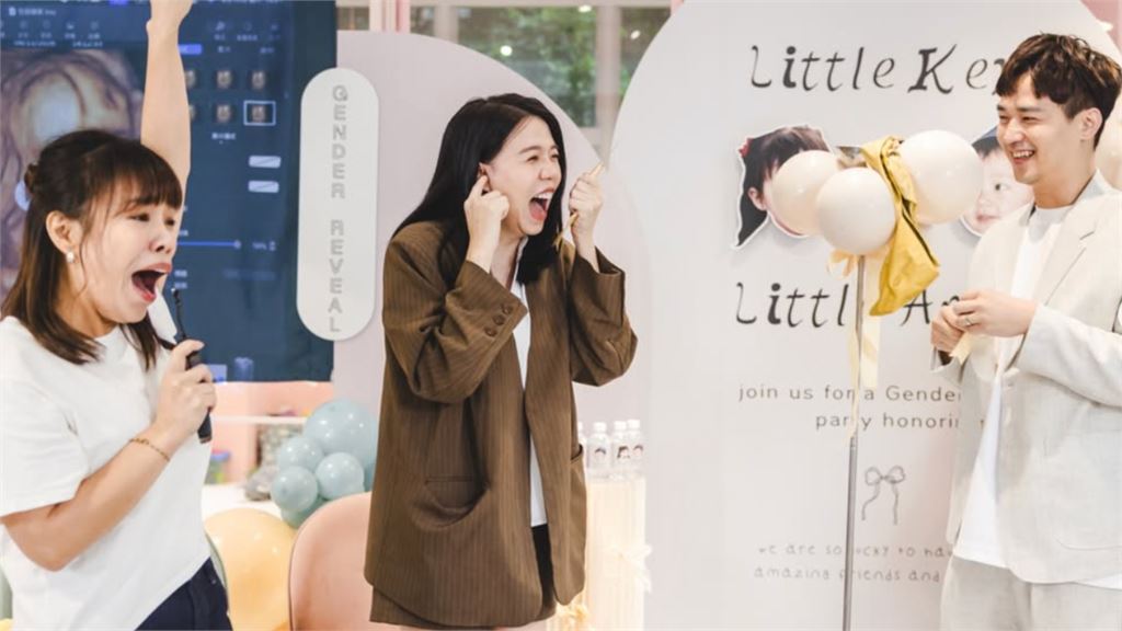 百萬YTR揭寶寶性別！親友感動大噴淚　告白女兒「還沒見到你就好喜歡你」