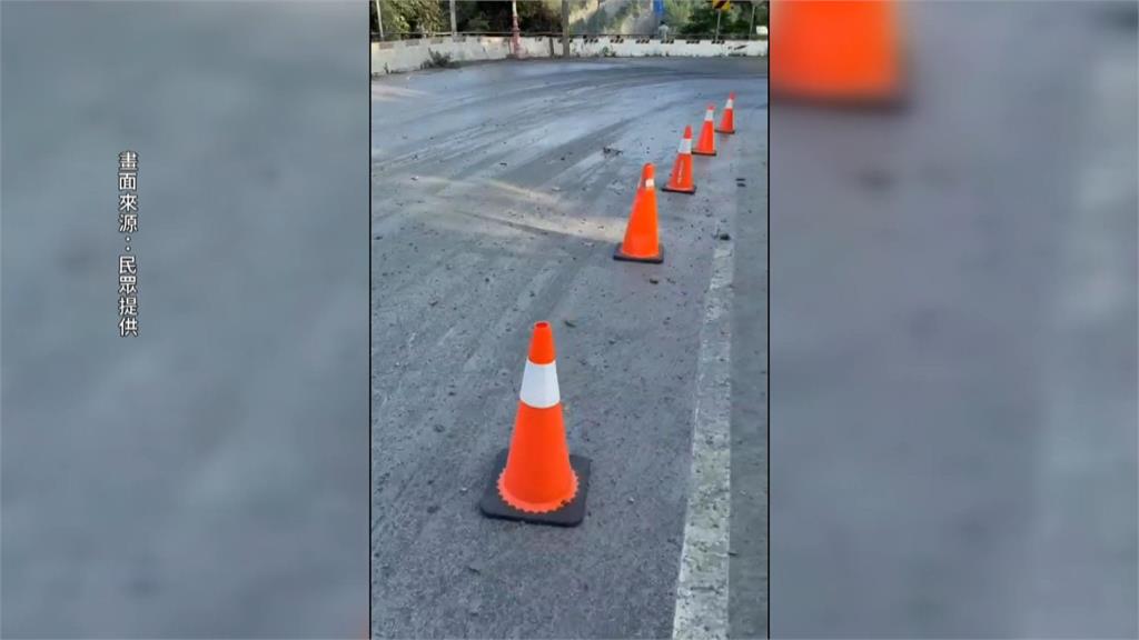 台南關子嶺嶺頂公園 泥漿溫泉突噴發四公尺高水柱