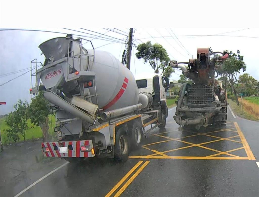 跨越雙黃線.闖紅燈 宜蘭砂石車.大貨車違規事件頻傳