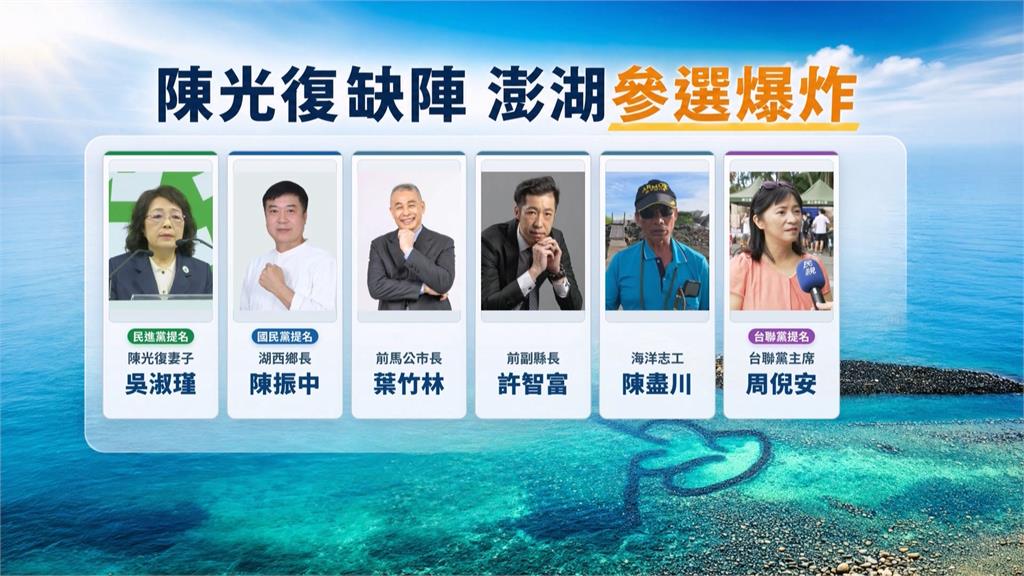 陳光復跌倒昏迷！妻吳淑瑾代夫出征　周倪安等各路人馬躍躍欲試