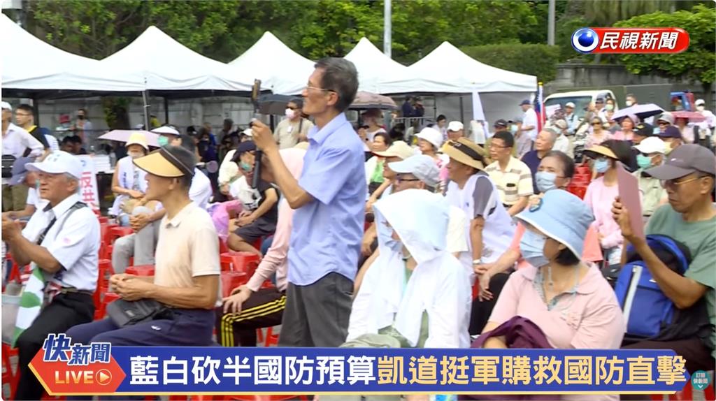 挺軍購! 袁紅冰現身凱道 砲轟國民黨"共產化"