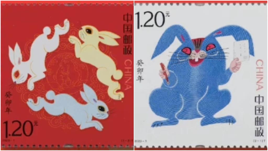 中國最新生肖郵票遭酸「確診兔」意外爆紅　單張價格猛漲3倍
