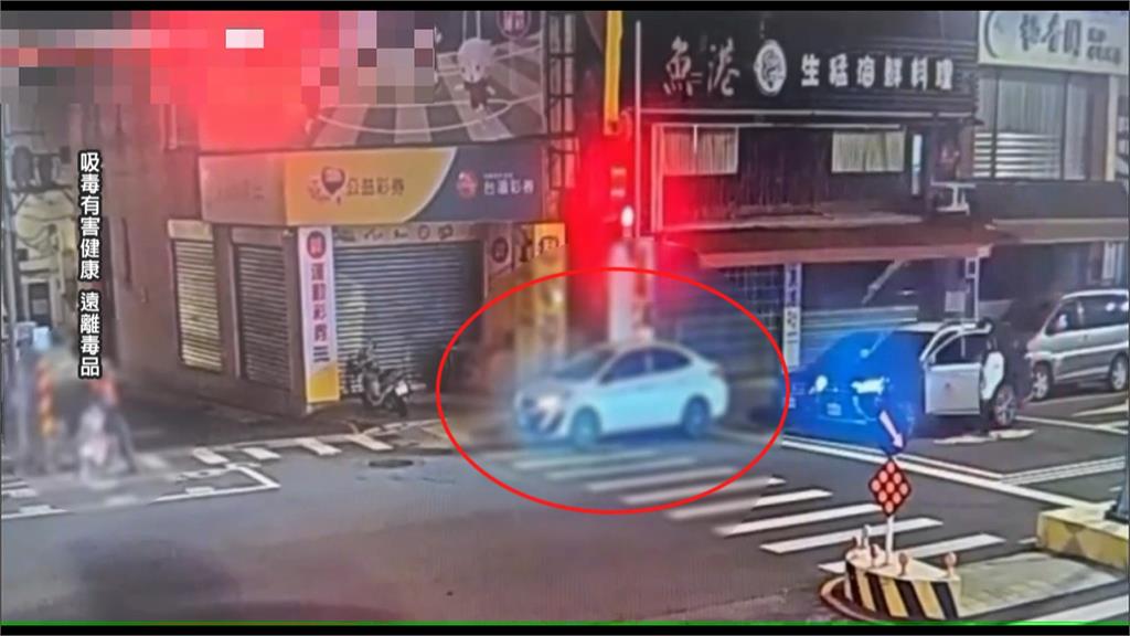 男板橋違停斑馬線拒檢落跑　6小時後三重落網、警查獲毒品
