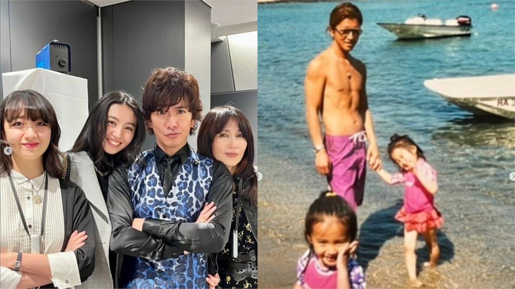木村拓哉53歲生日竟遭愛女出賣 海邊裸上身「腹肌有六塊」帥暈40萬人!