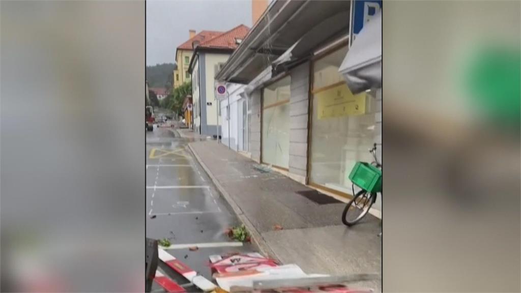 暴風雨襲歐洲！瑞士釀1死多傷　義北街道滿目瘡痍