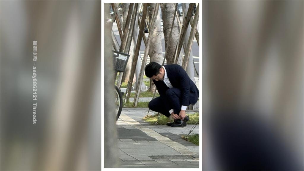 蔣萬安穿西裝騎UBike學馬、柯？　議員：不要再擺拍