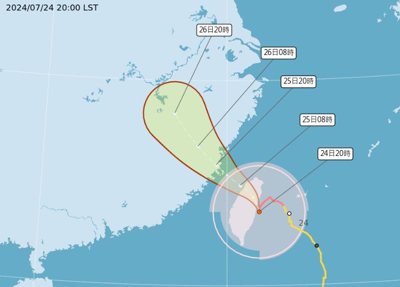 快新聞／強颱凱米達罕見紀錄　史上首次全台本島「連放2天颱風假」