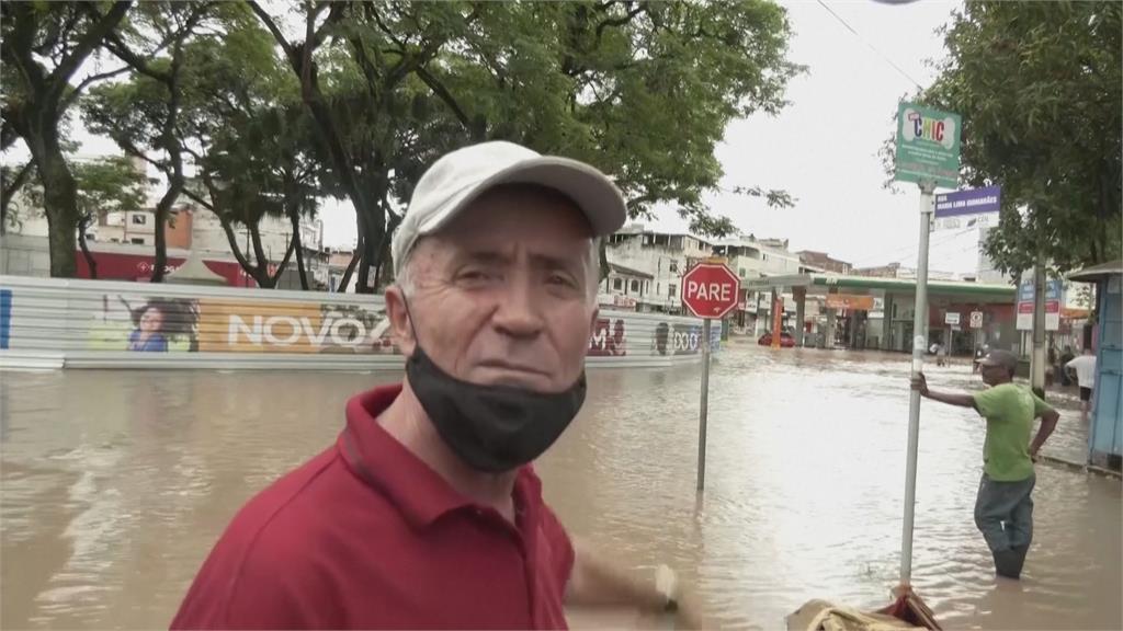 巴西2水壩接連潰堤　洪水暴漲現2公尺高巨浪