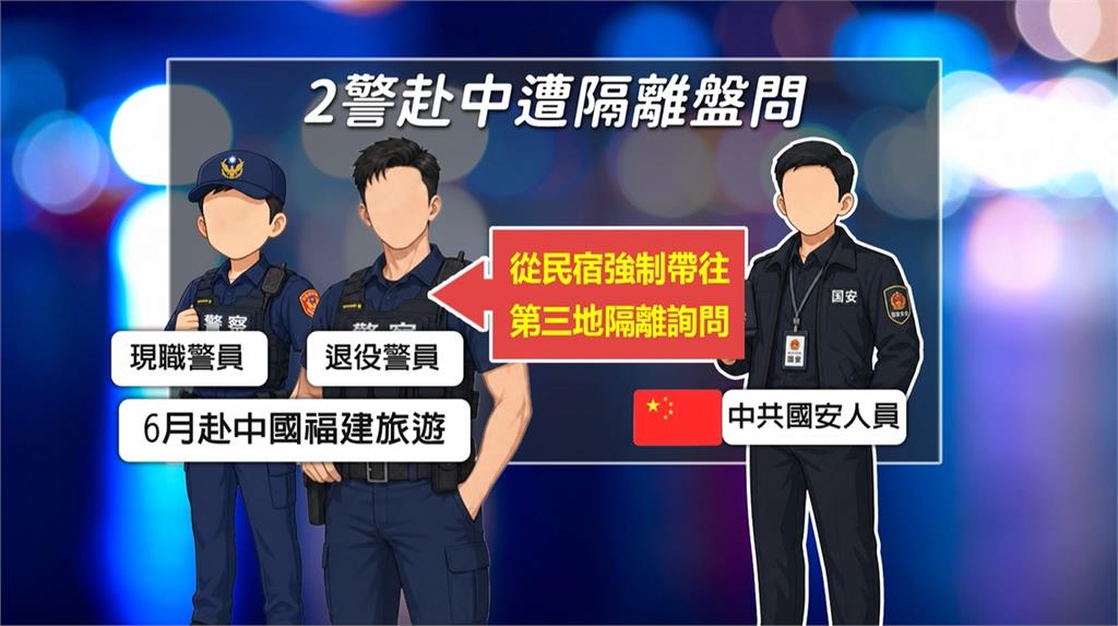赴中驚魂！陸委會曝2警遭盤查　逼問關鍵基礎設施資料