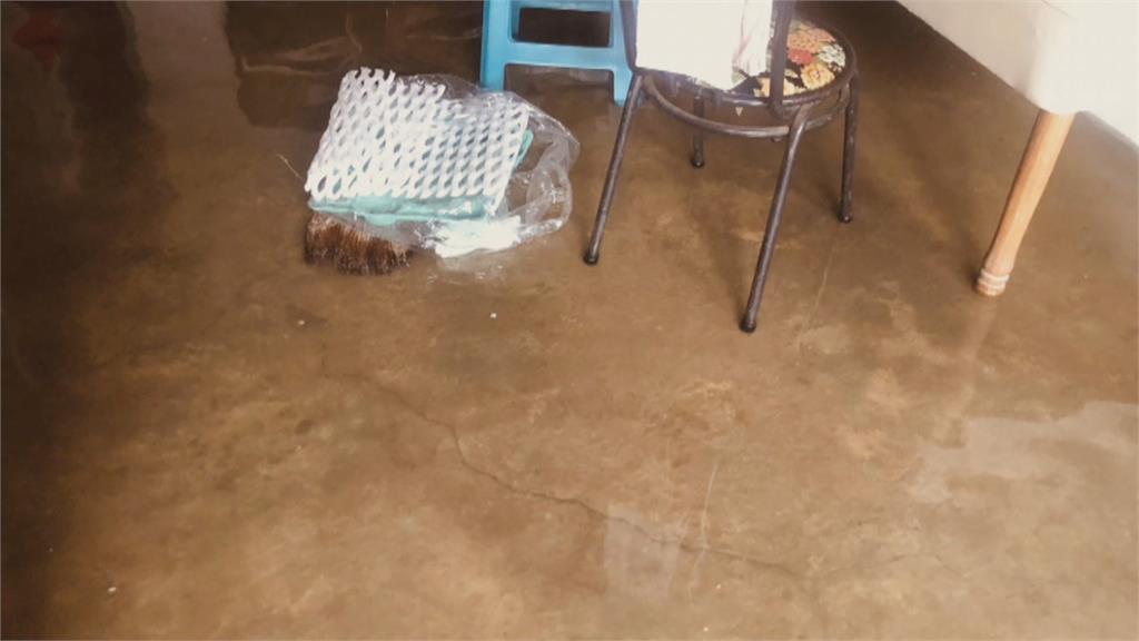 強降雨襲嘉義　新港北崙村淹水逾30公分