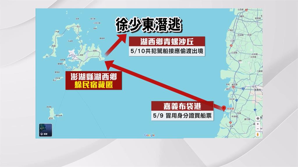 徐少東二審判12年 疑似嘉義布袋港逃往澎湖再偷渡出海 船東等4人羈押