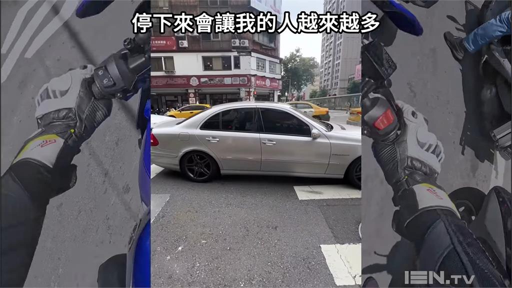 「禮讓行人」新制真有用？他實際上街曝成效　感動喊：台灣交通有救了