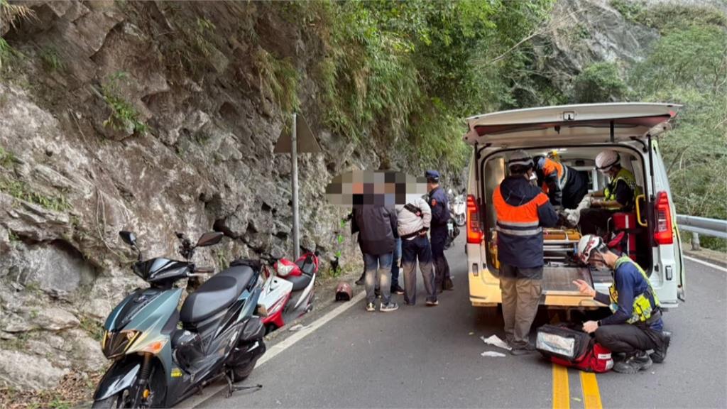 初二傳憾事! 台中一家四口騎車環島 母「自摔撞桿」頭部重創亡