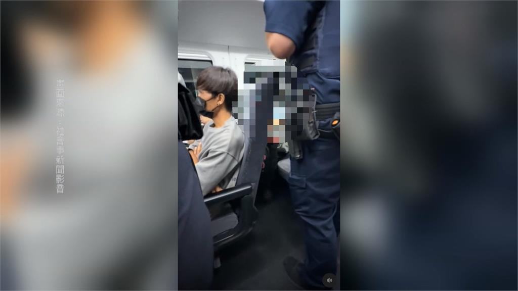 女乘客霸占新自強對號座 遭鐵警抬下車狂喊救命