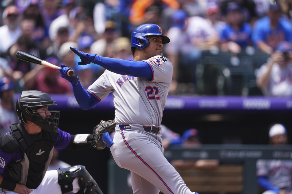 MLB(影)/北極熊雙響砲4打點 大都會大進補17支安打落磯三連戰慘遭橫掃