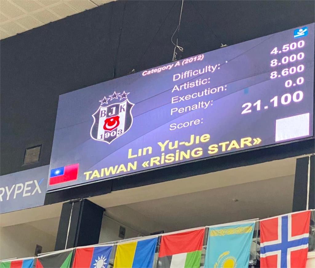 國際賽見「Taiwan」字樣和國旗！瑞莎帶體操小將奪1金3銀3銅