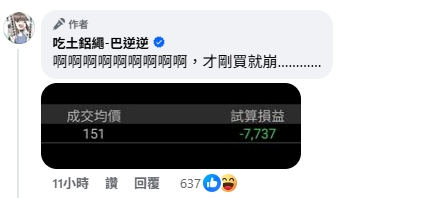 巴逆逆嫌台積電漲太慢「霸氣下車」！轉戰「1類股」8分鐘秒悲劇嚇翻網：果然高手