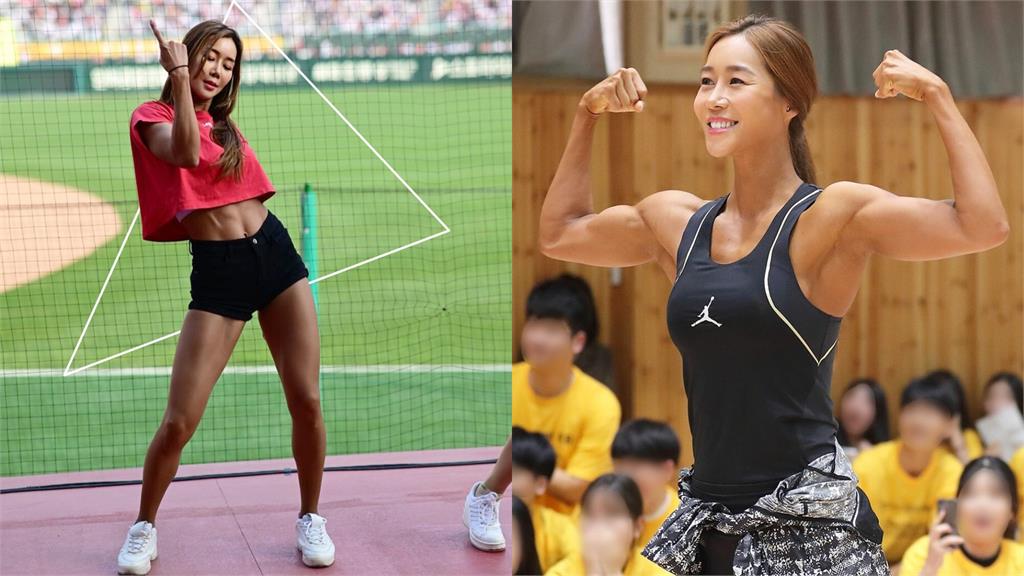 40歲「美魔女啦啦隊」來台秒登日媒!真實體態炸「超猛8塊肌」網瘋看