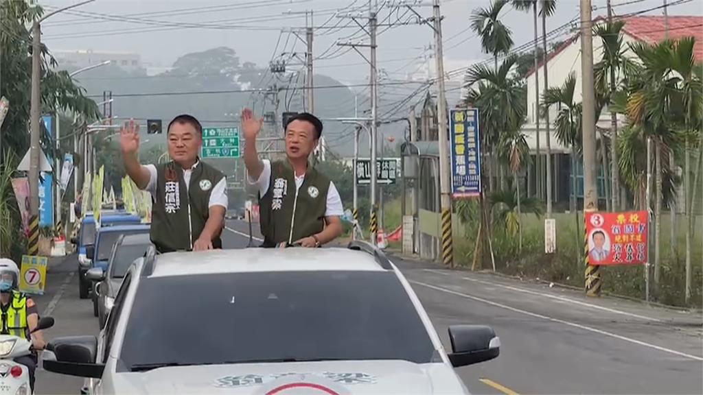 嘉義縣選戰藍綠衝刺!翁章梁當母雞 韓國瑜二度輔選王育敏