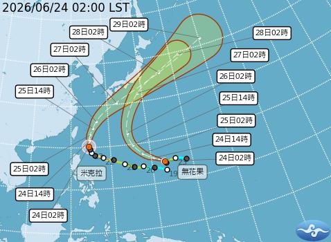 快新聞／強颱米克拉還沒結束！最靠近台灣時間出爐　雷雨開轟地區曝光