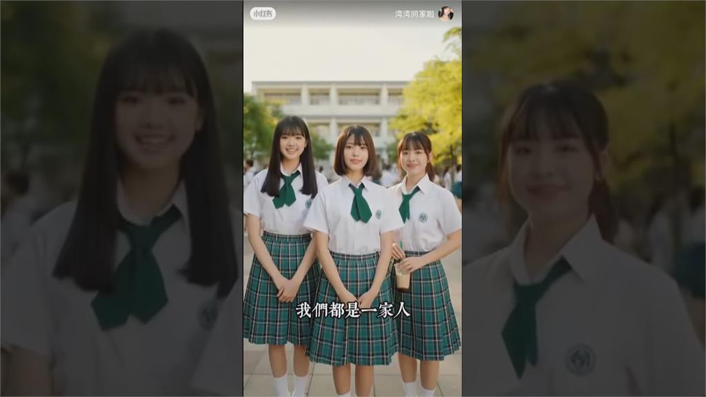 笑死！台北建中「女學生」宣揚統一？　網友斥：粗製濫造AI