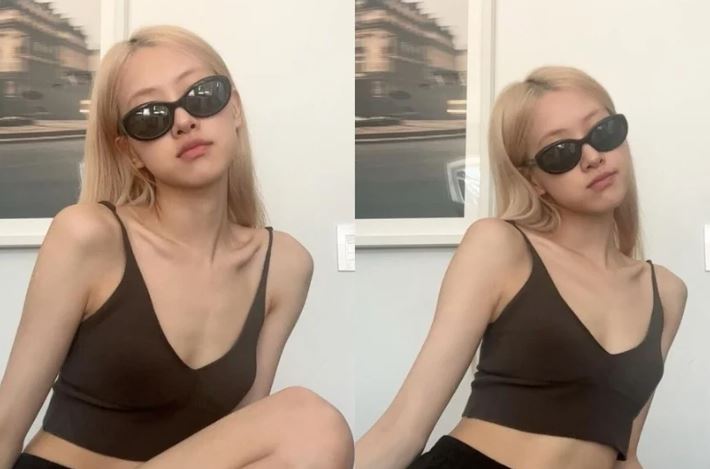 6款Rosé同款太陽眼鏡!帶貨女神Rosé最常戴「這兩支」墨鏡 這款鏡框超顯臉小!