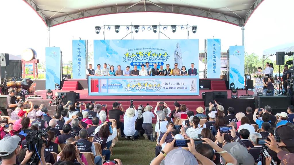 18樓高！台灣本島「最高媽祖」亮相　大安港媽祖園區盼帶動海線觀光