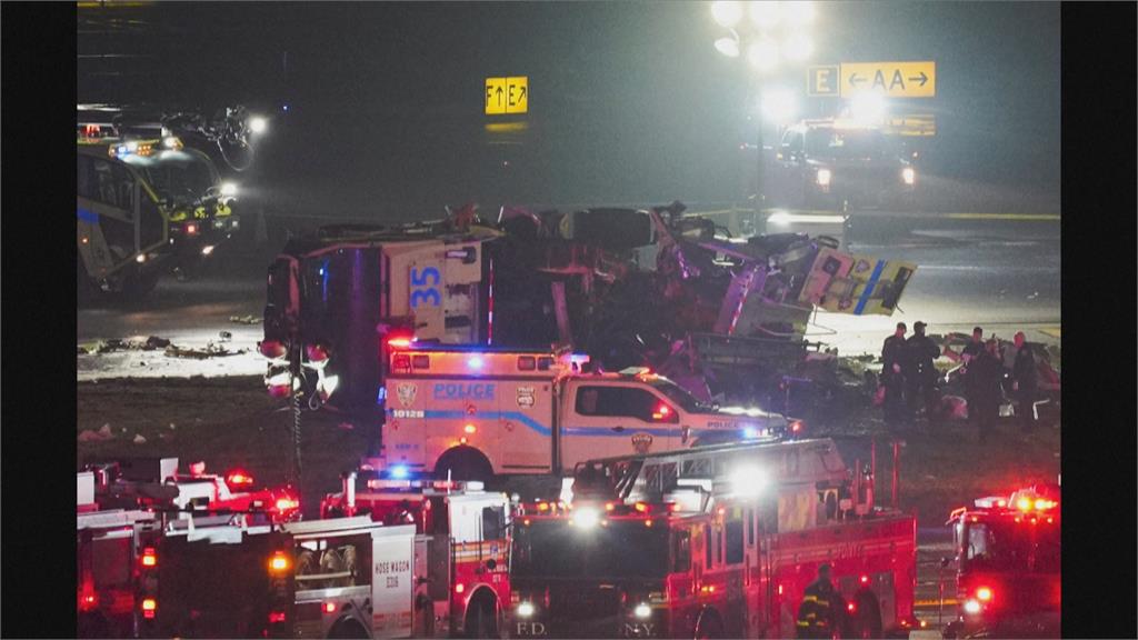 紐約飛安意外! 加航客機滑行撞消防車至少兩死
