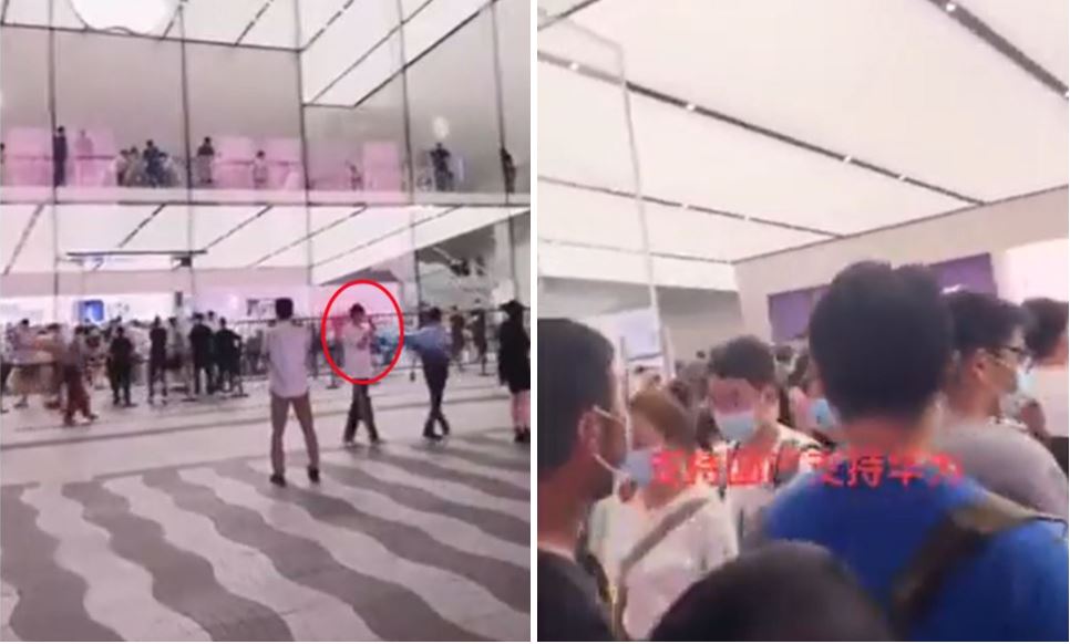 眾人搶iPhone 13中國男看不下　店內苦喊「支持華為」網狠酸太無語